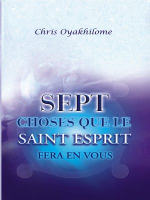 cover image of Sept Choses Que Le Saint Esprit Fera En Vous